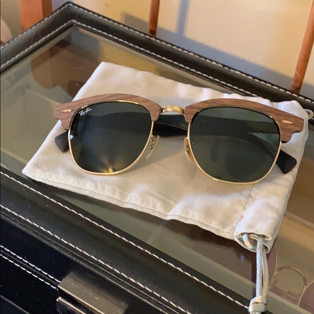 Ray-Ban Clubmaster Wood Sunglasses